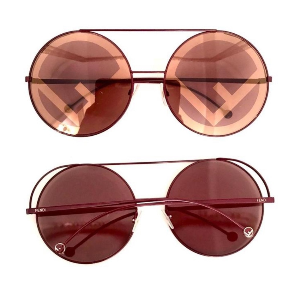 Fendi Runaway round sunglasses shades glasses